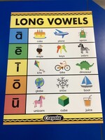 Crayola Long Vowels Chart