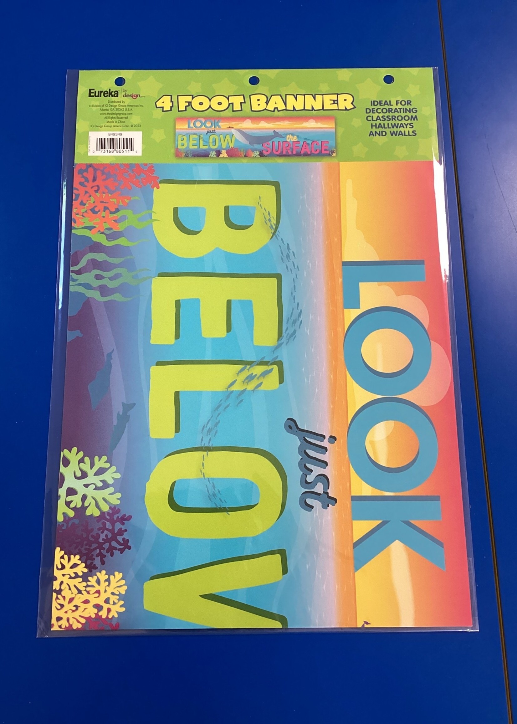Seas the Day Look Just Below the Surface Banner