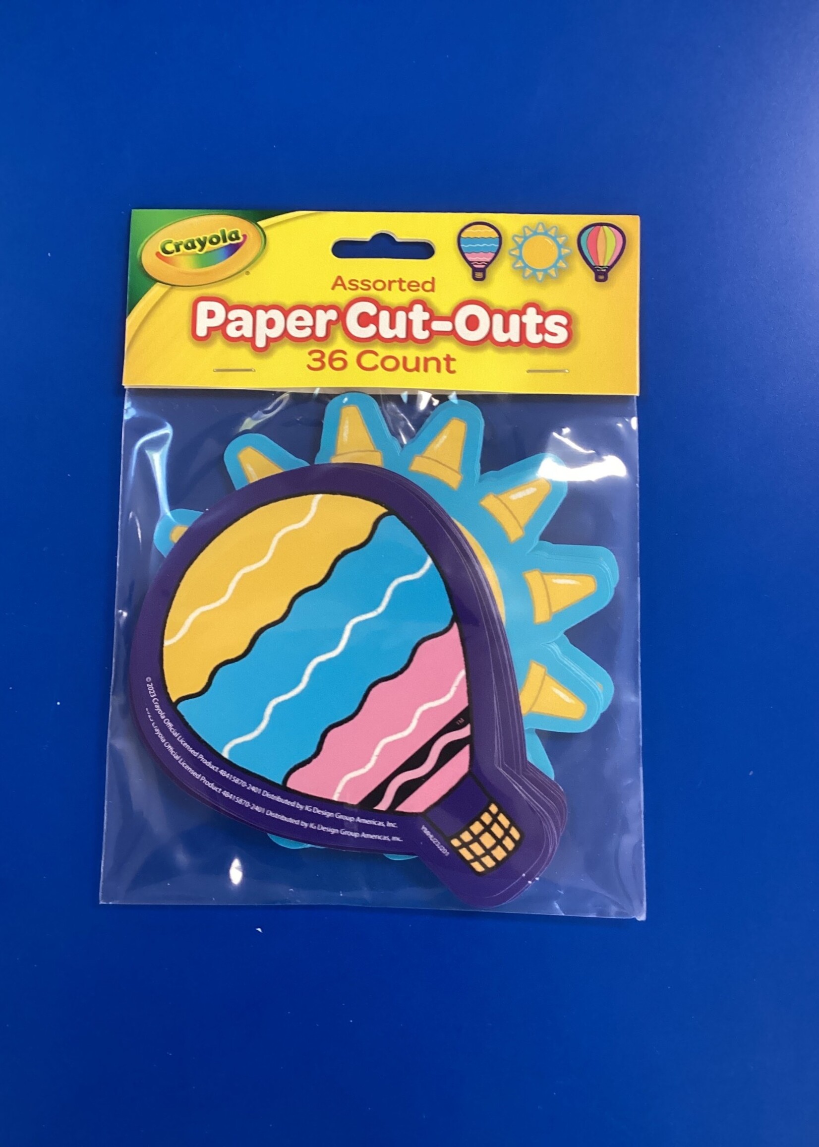 Crayola Colors of Kindness Suns & Hot Air Balloons Cutouts 36pc