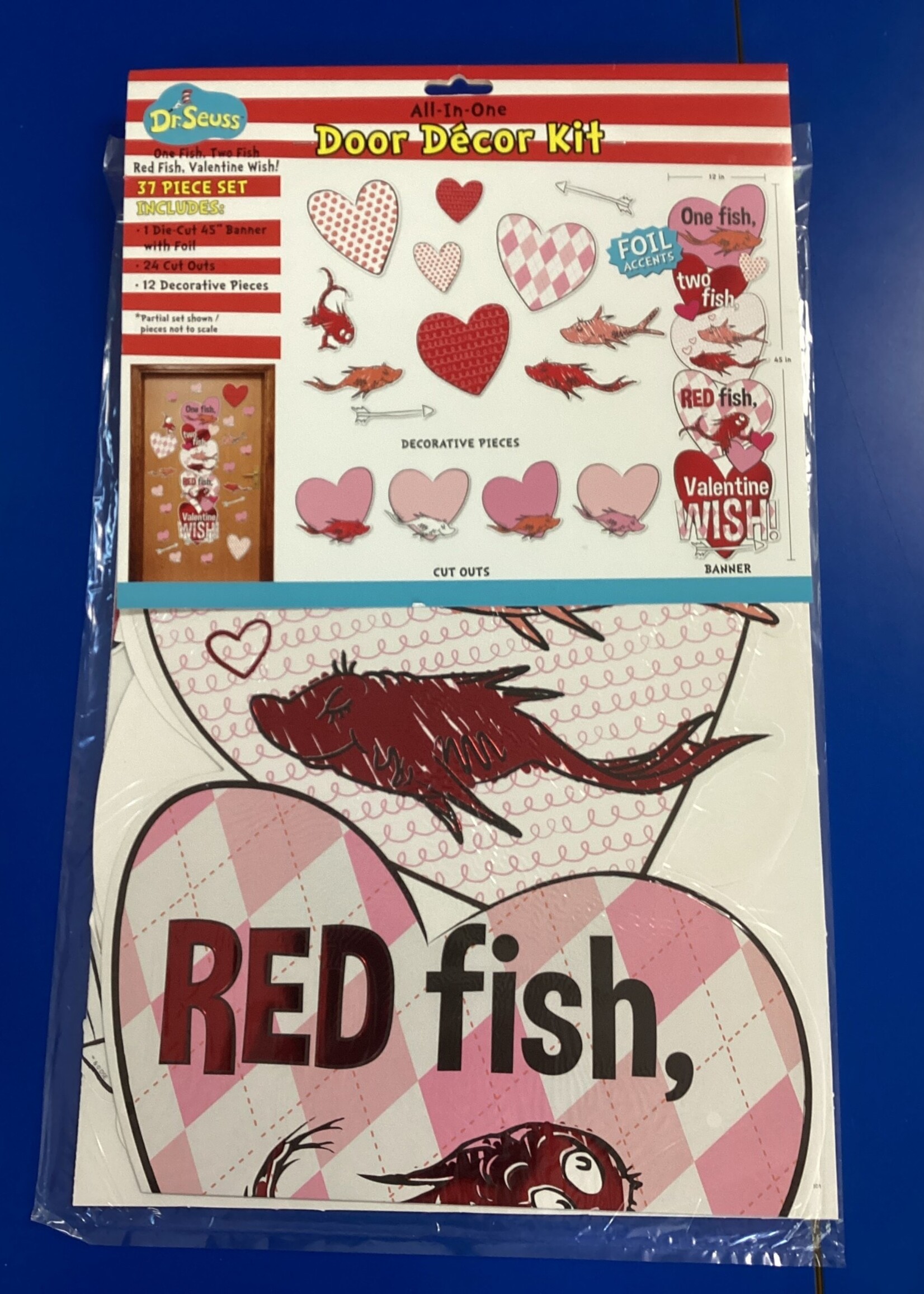 Dr. Seuss One Fish Two Fish Valentines Day Bulletin Board