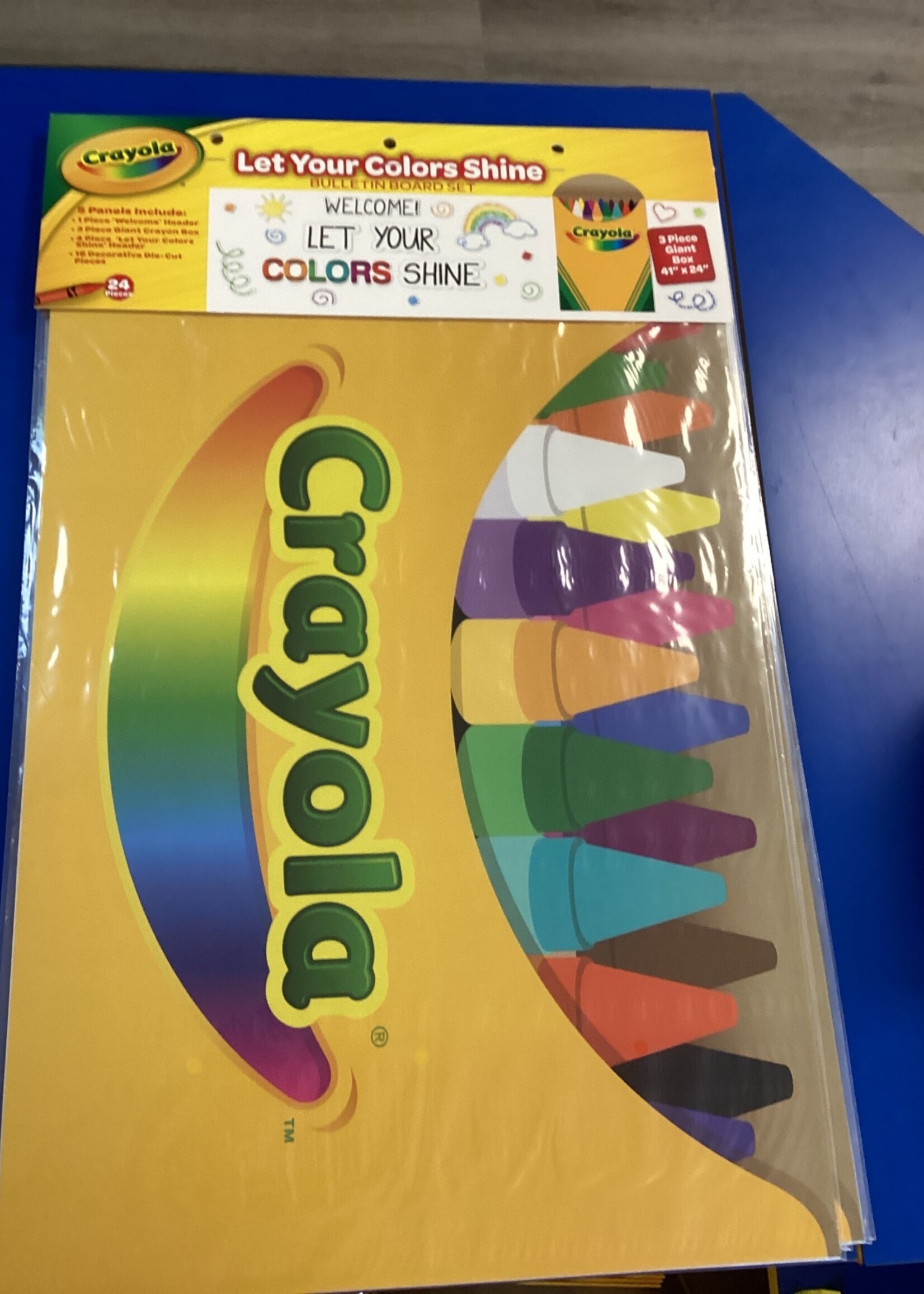 Crayola Let Your Colors Shine Bulletin Board