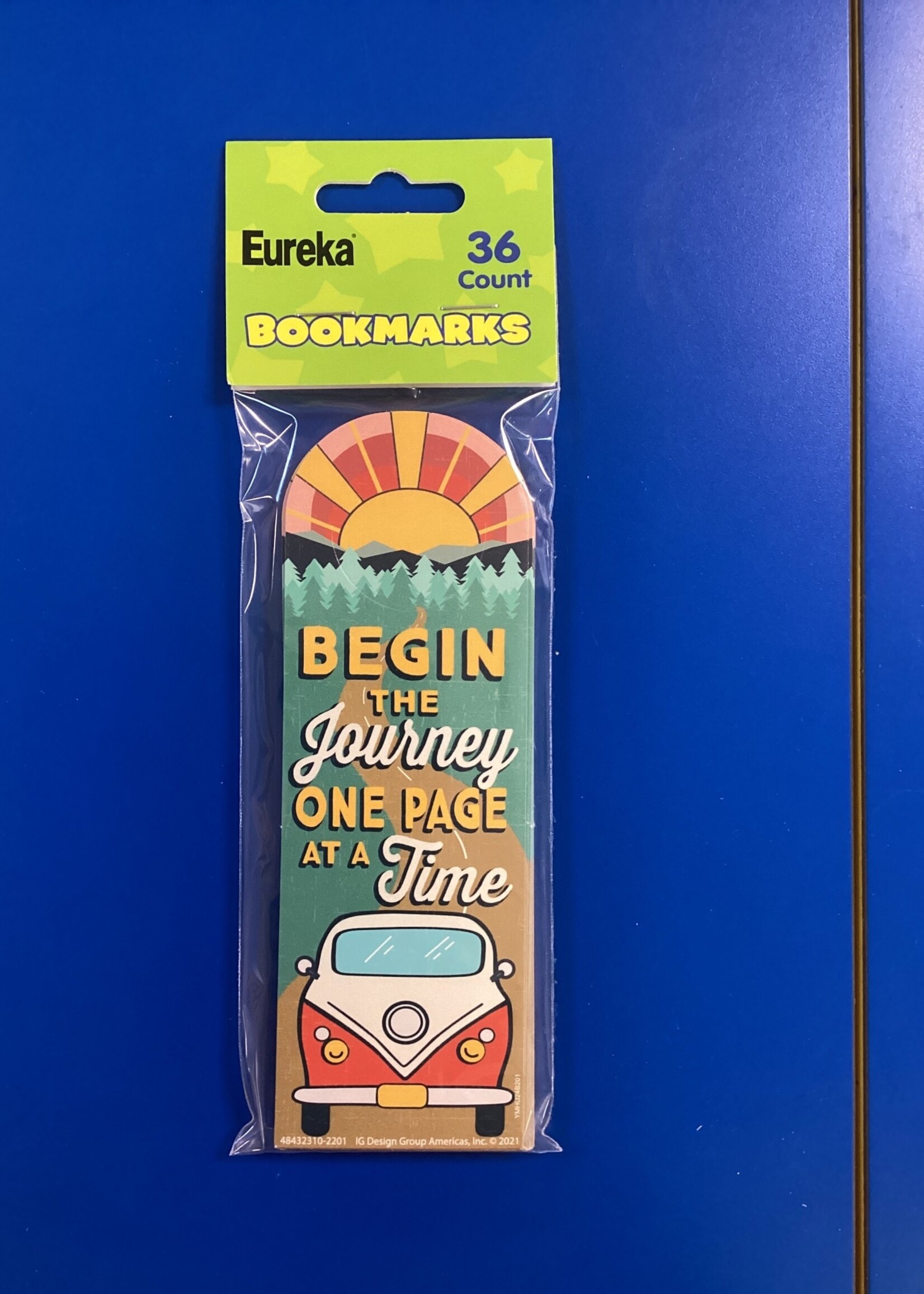 Begin the Journey One Page At A Time Bookmarks 36pk