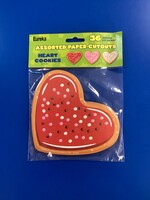 Heart Cookies Cutouts 36pk