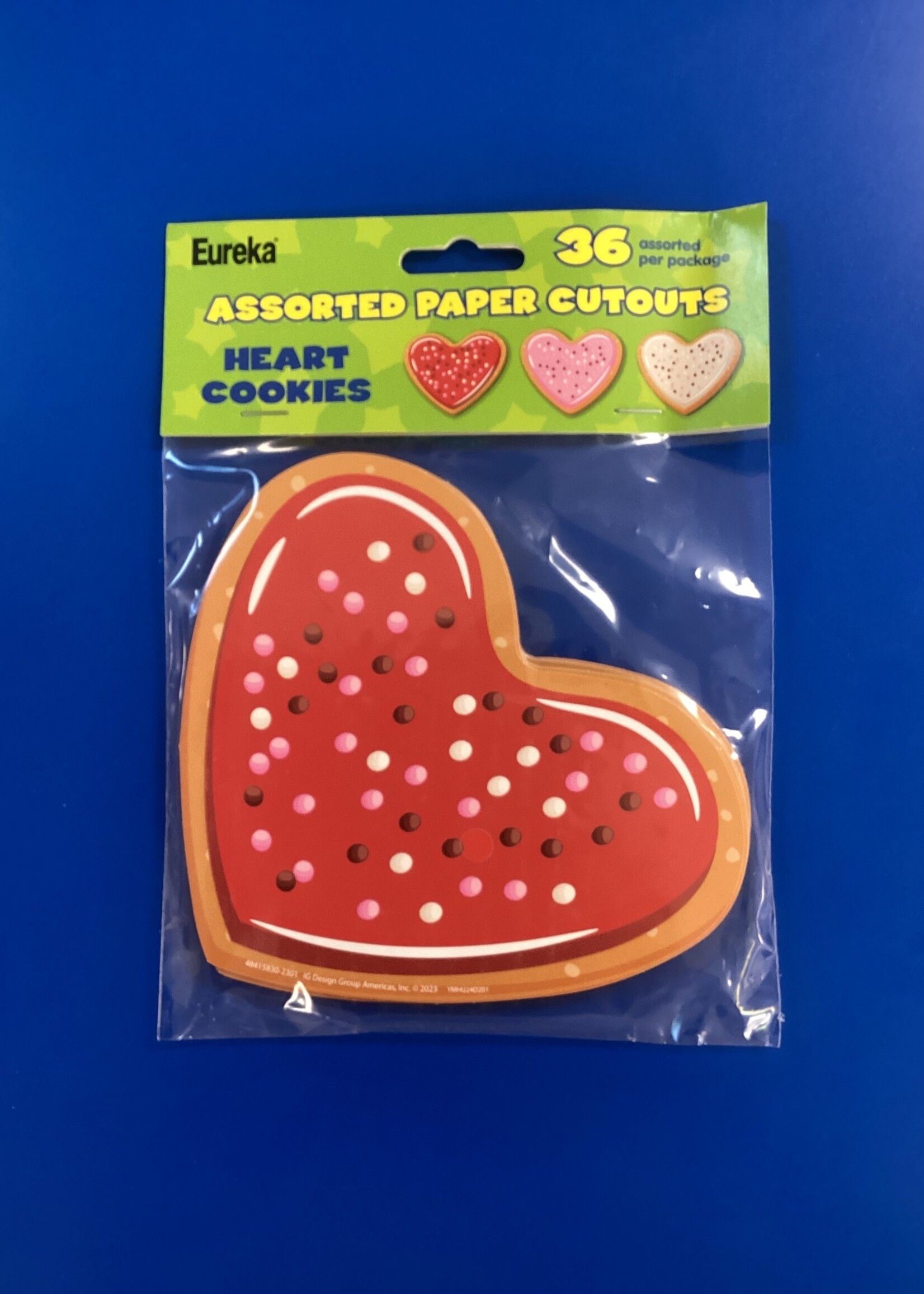Heart Cookies Cutouts 36pk