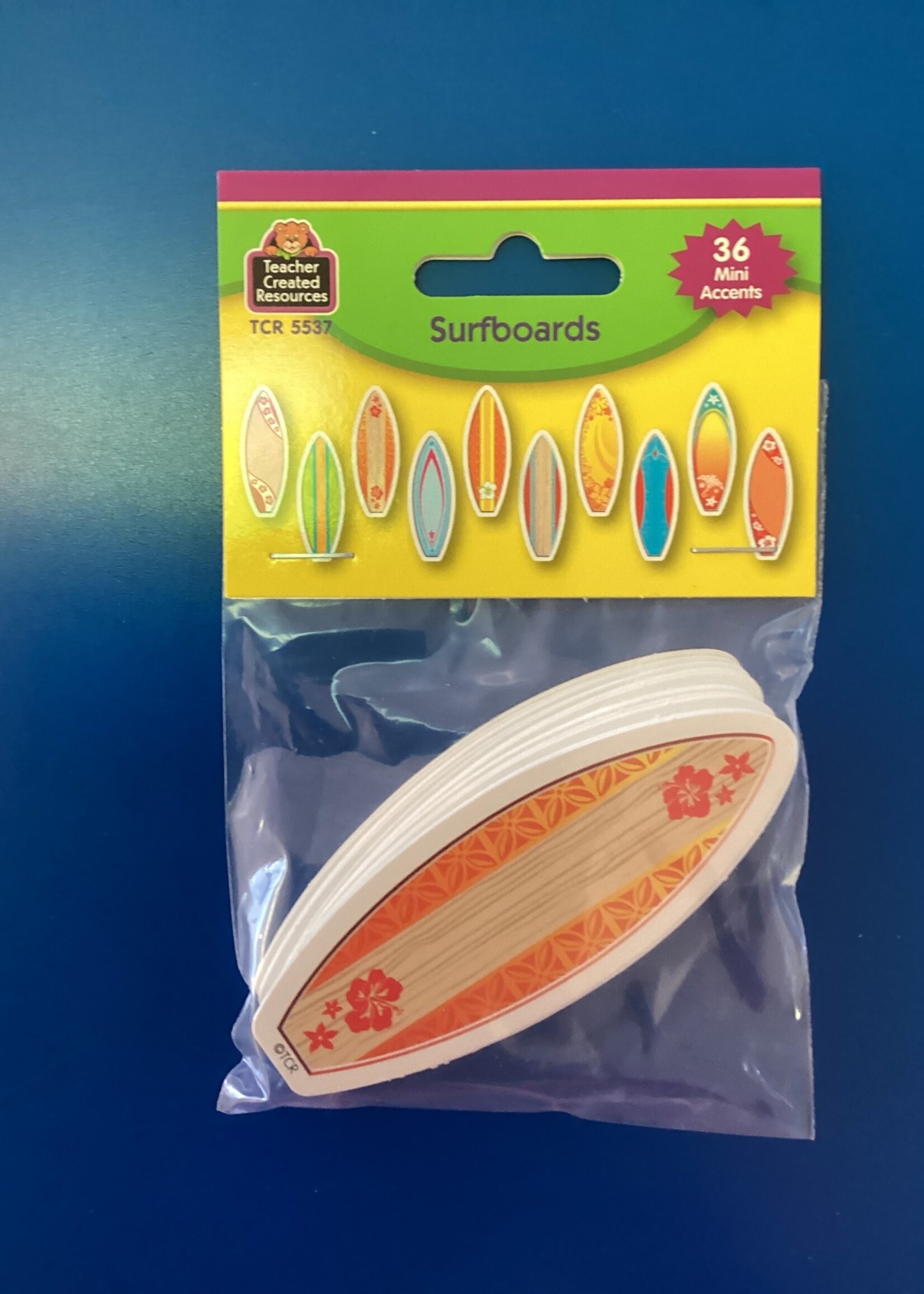 Surfboard Mini Cutouts 36pc