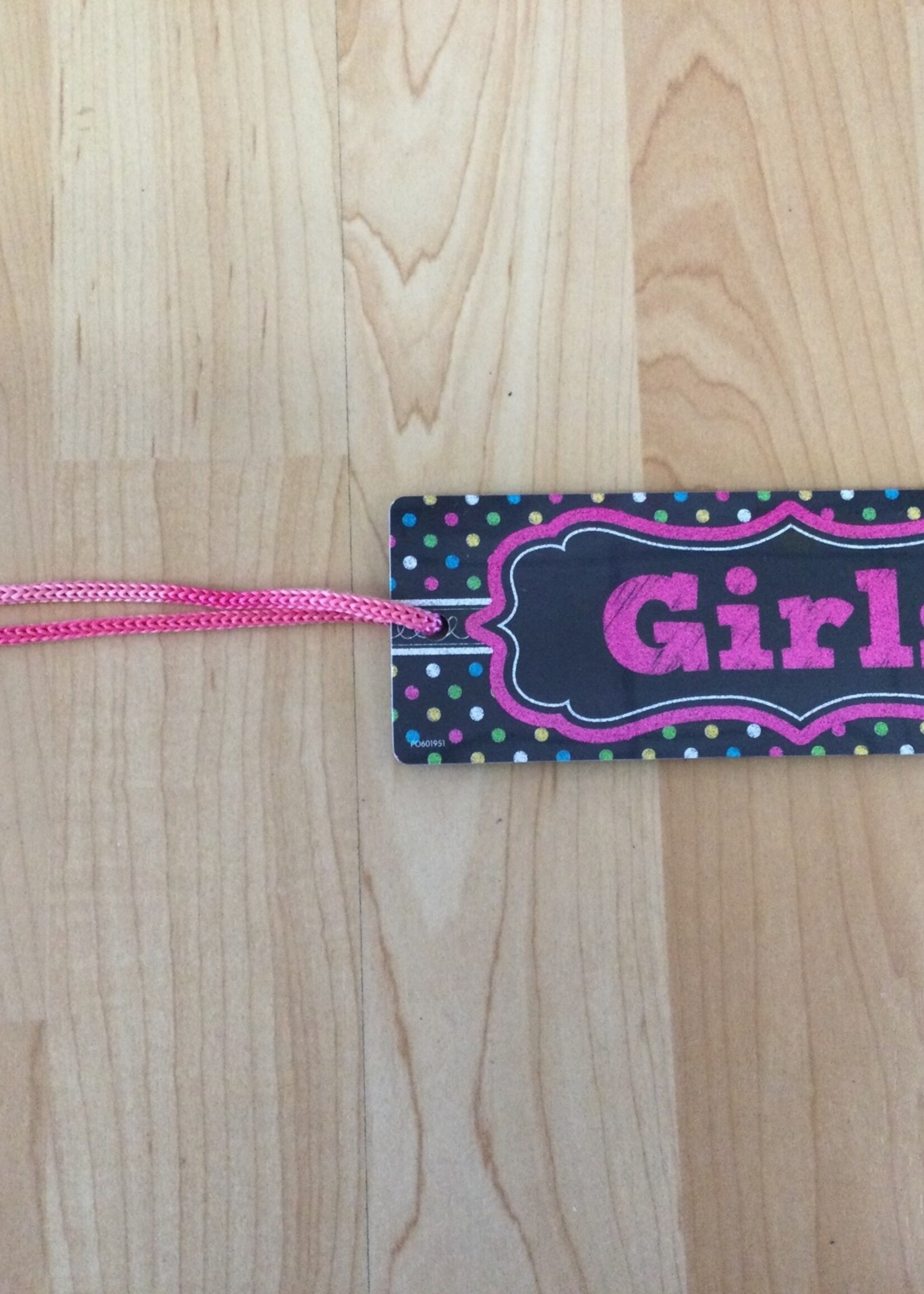 Chalkboard Brights Magnetic Girls Pass