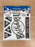 Farmhouse Birthday Bulletin Board Set