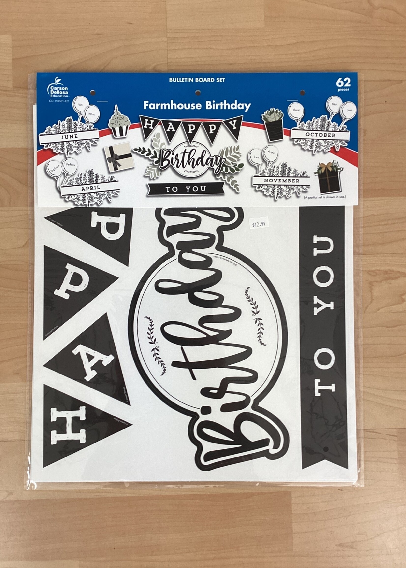 Farmhouse Birthday Bulletin Board Set