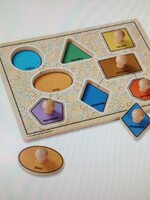 Jumbo Knob Large Shapes Puzzle