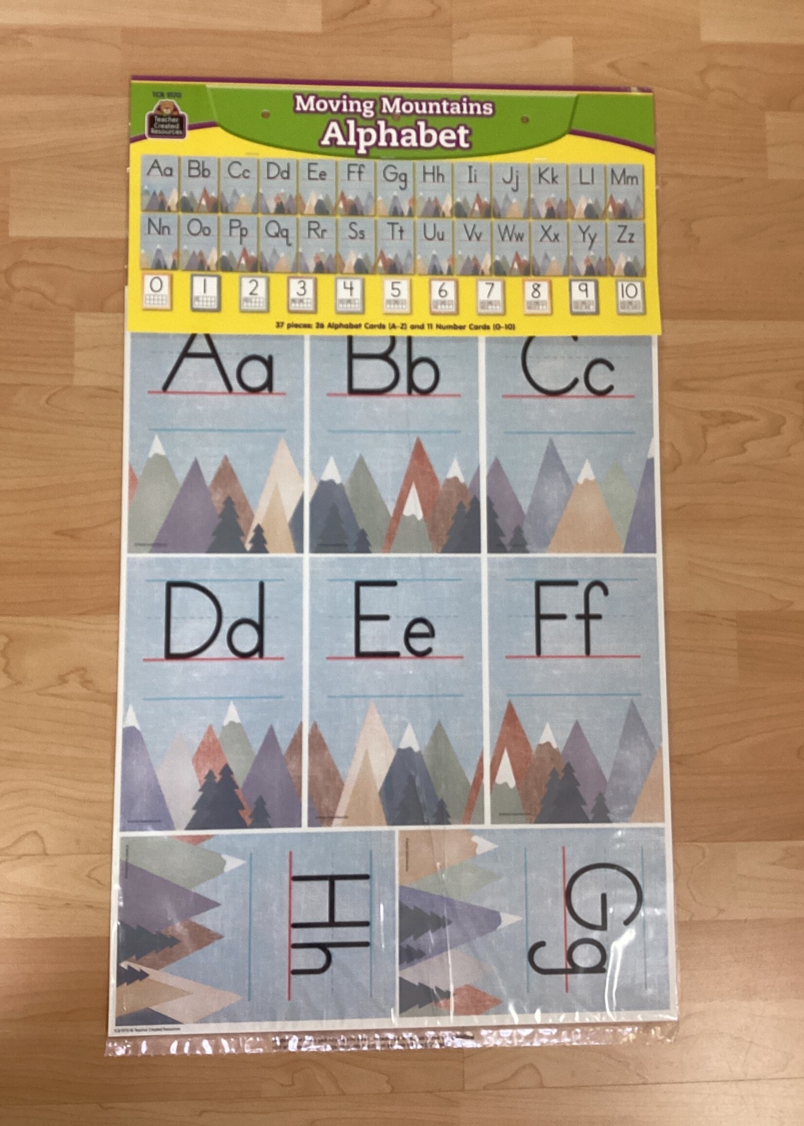 Moving Mountains Alphabet Bulletin Board