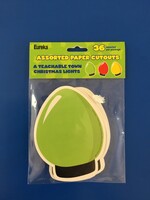 A Teachable Town Christmas Light Cutouts 36pc