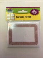 Terrazzo Tones Nametags/Labels 36pc