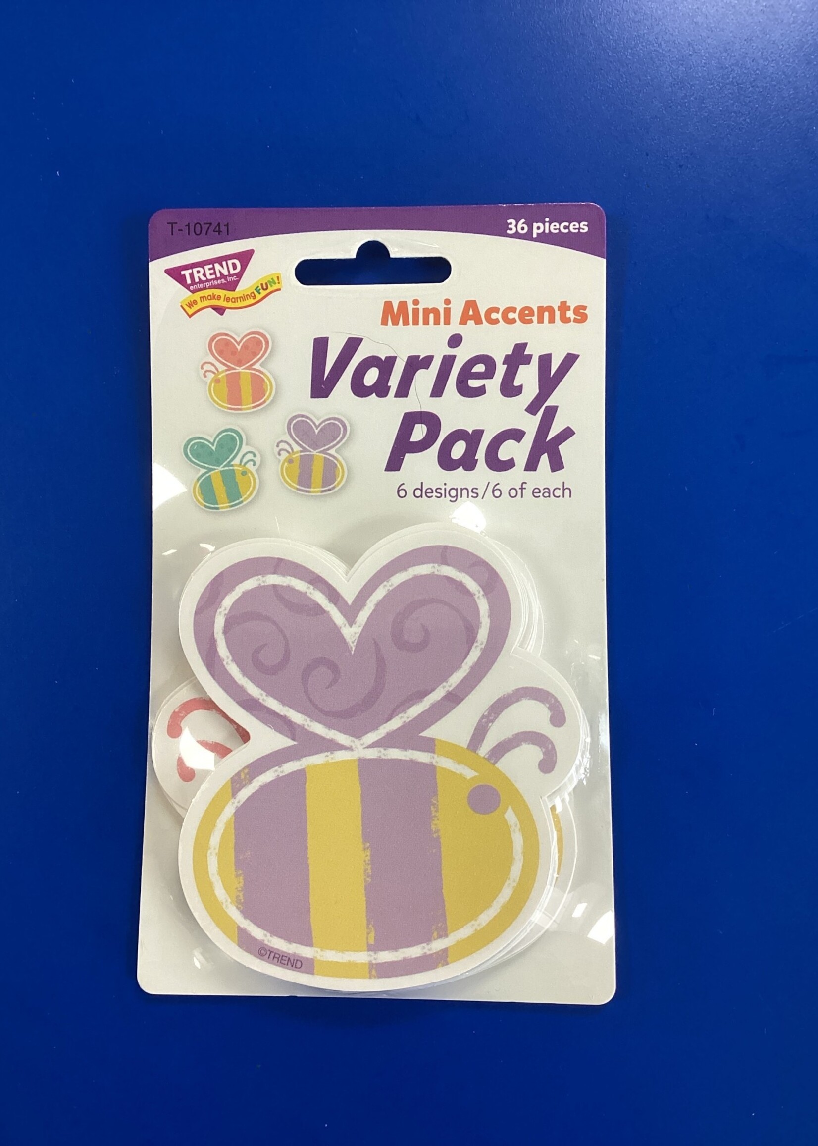 Garden Bees Mini Cutouts 36pc
