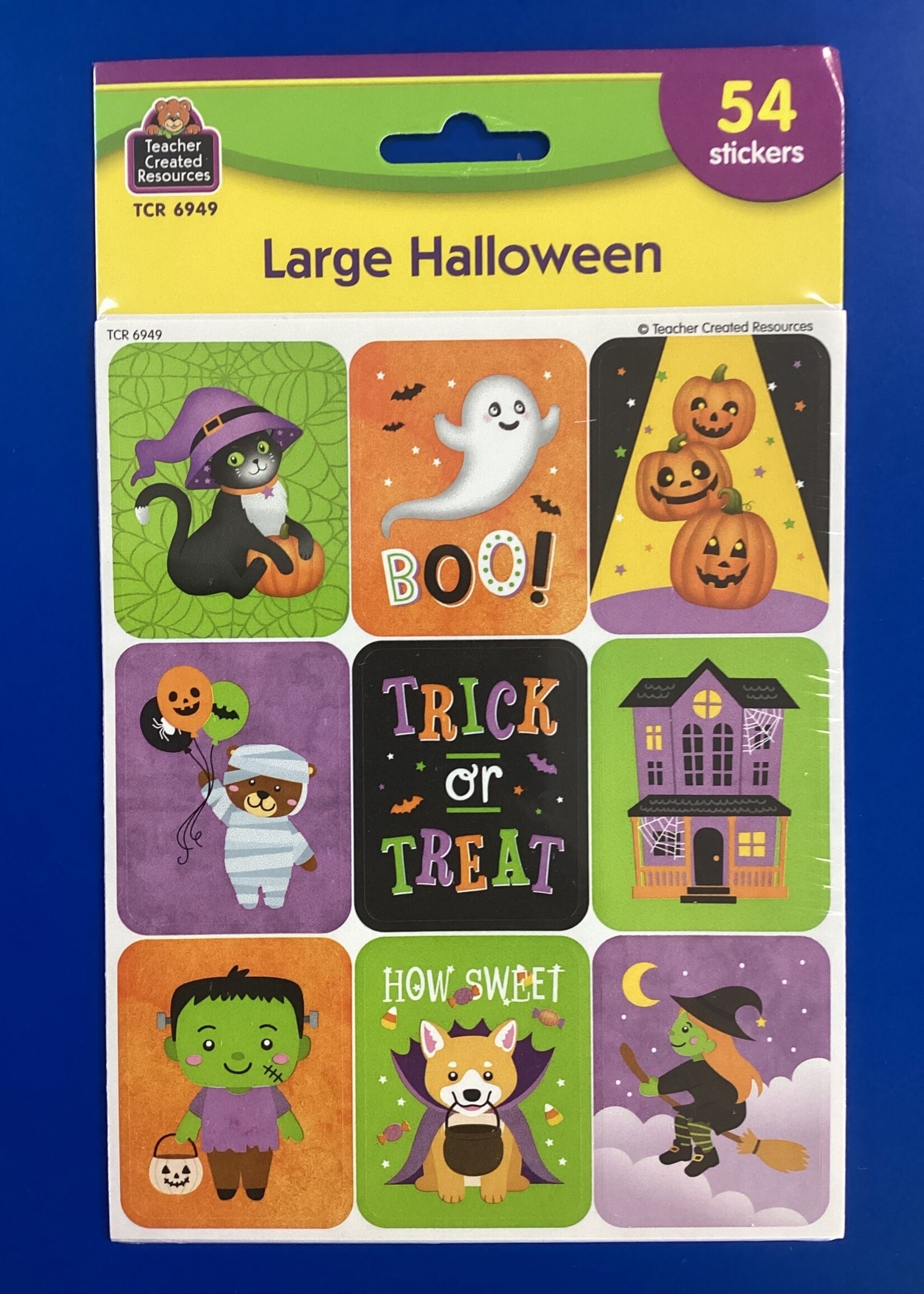 Large Halloween Stickers 54ct