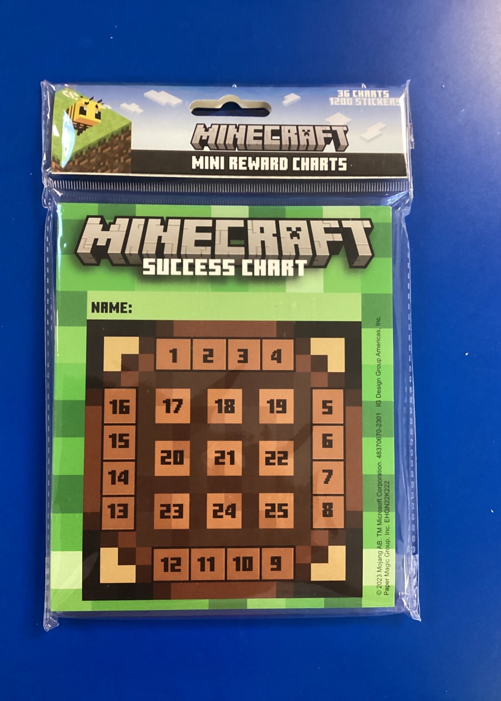 Minecraft Mini Reward Charts With Stickers