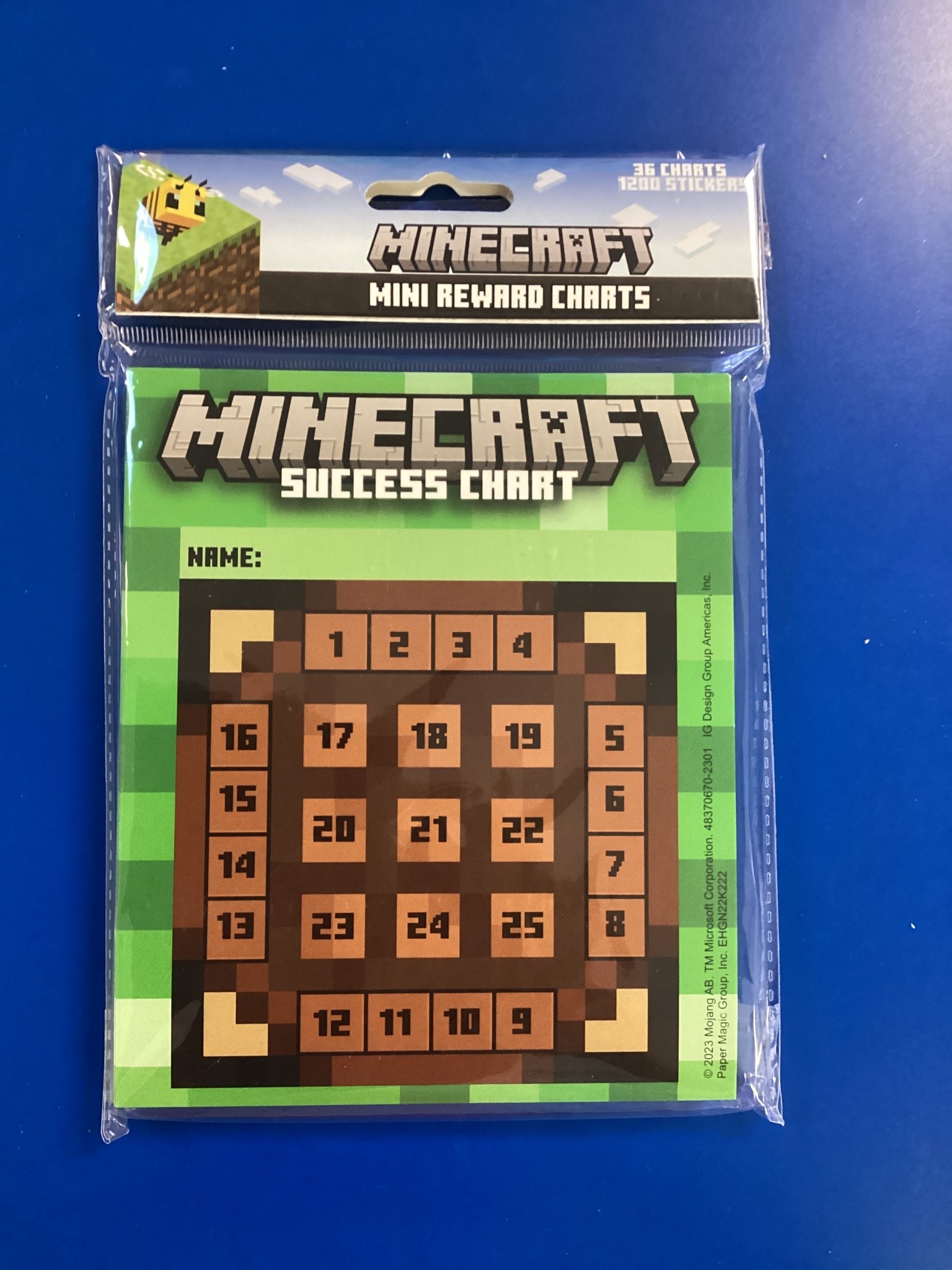 Minecraft Mini Reward Charts With Stickers - School Spot minecraft-mini-reward-charts-with-stickers-school-spot
