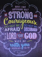 Joshua 1:9 Poster