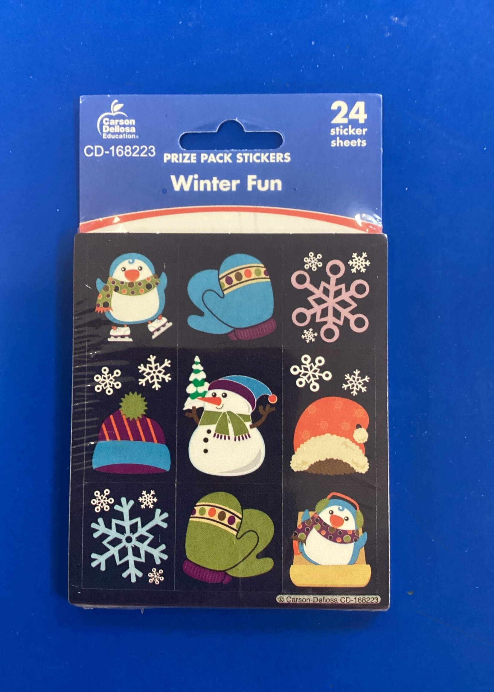 Winter Fun Prize Pack Stickers Winter Fun Prize Pack Stickers 24 sheets