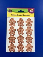 Gingerbread Cookies Stickers 72pc