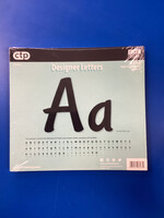 Stylish Black 4" Letters
