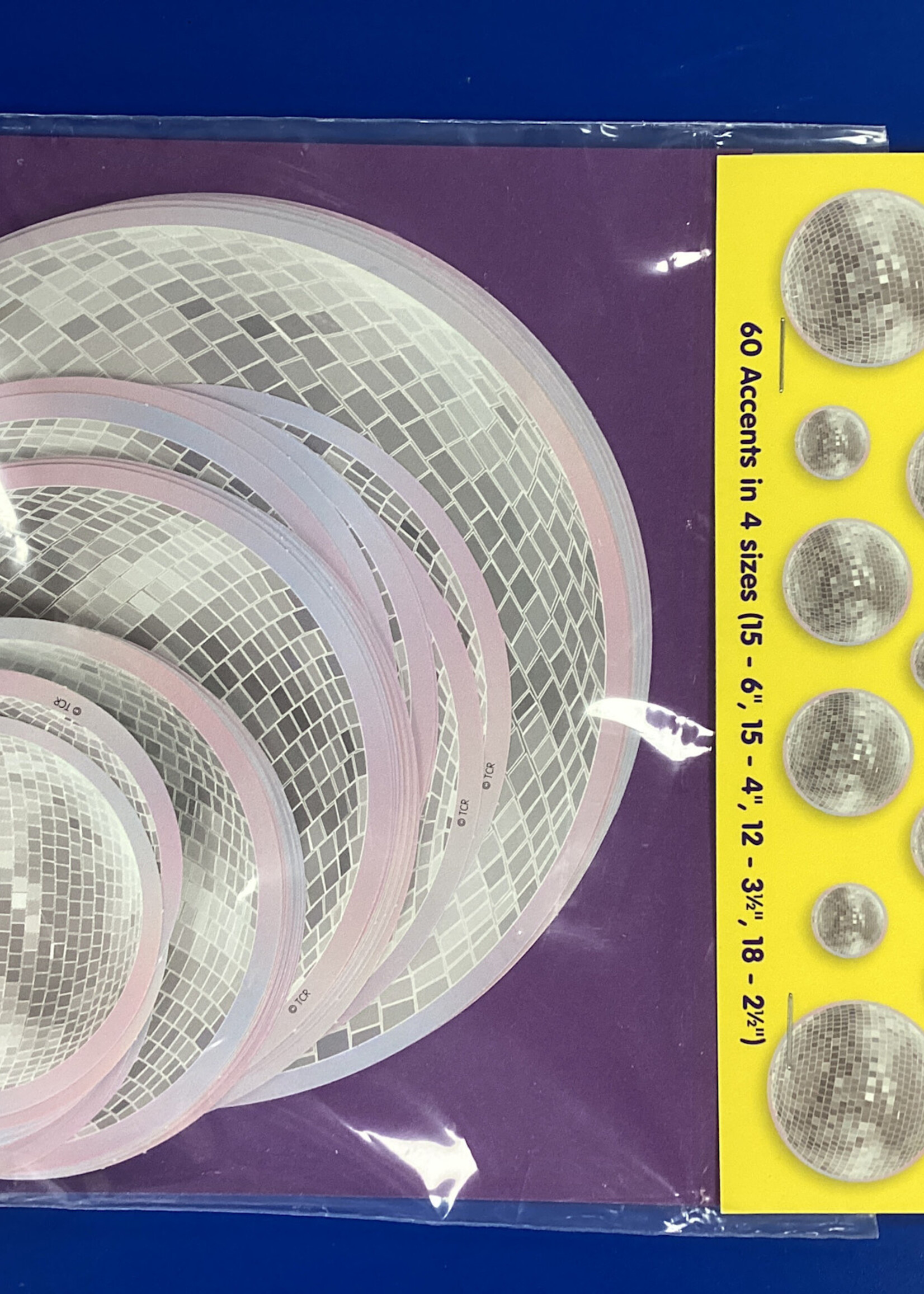 Disco Balls Cutouts 60 pc