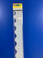 Cool For School Composition Blue Scalloped Border 35'