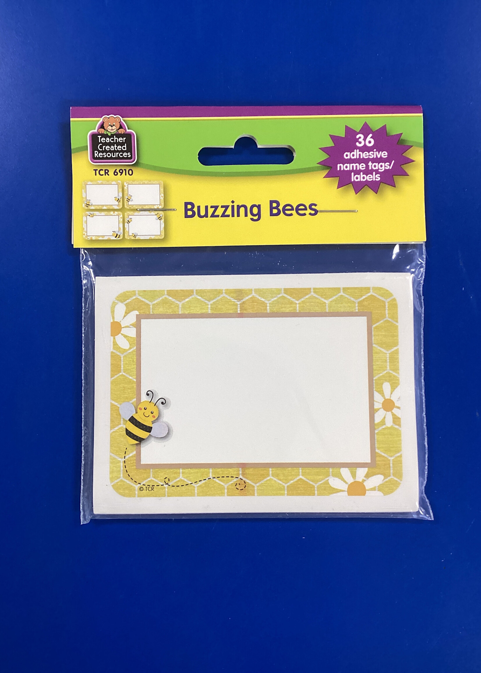 Buzzing Bees Name Tags/Labels 36pc