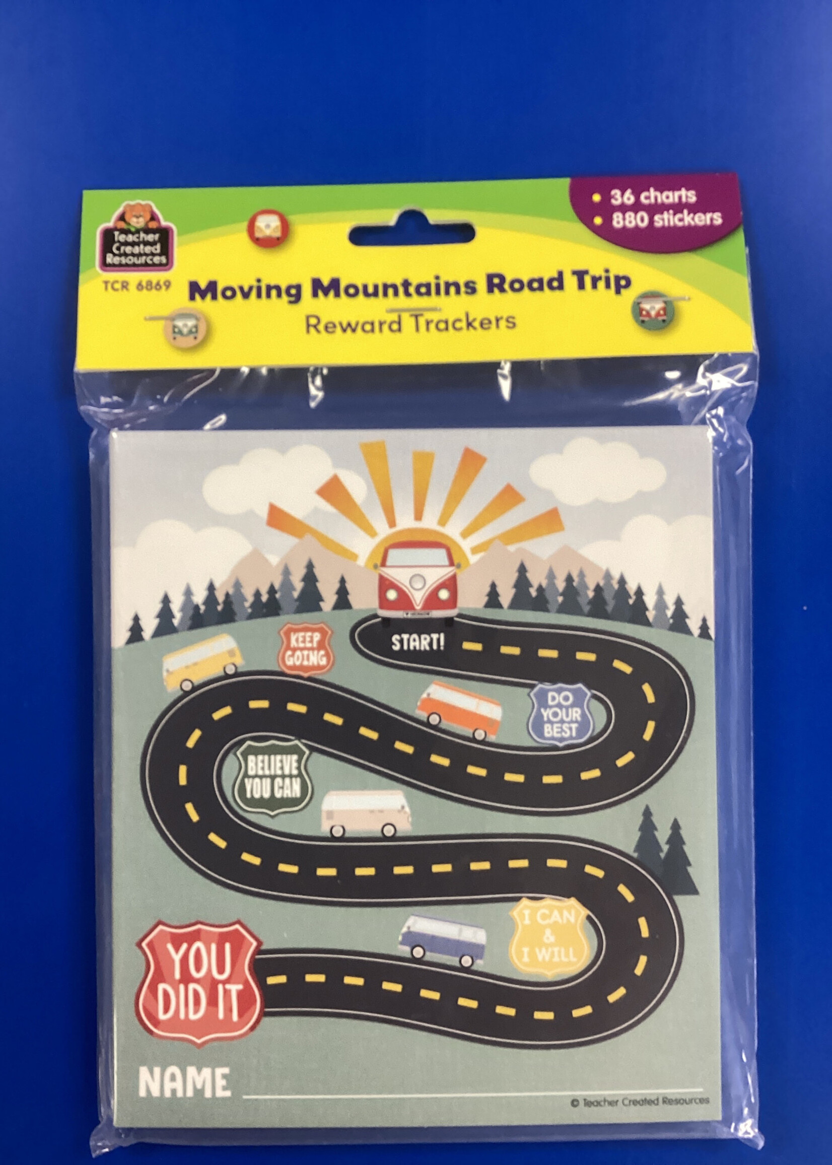 Moving Mountains Road Trip Reward Trackers w/Stickers 36pc