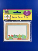 Happy Cactus Crew Labels 36pk