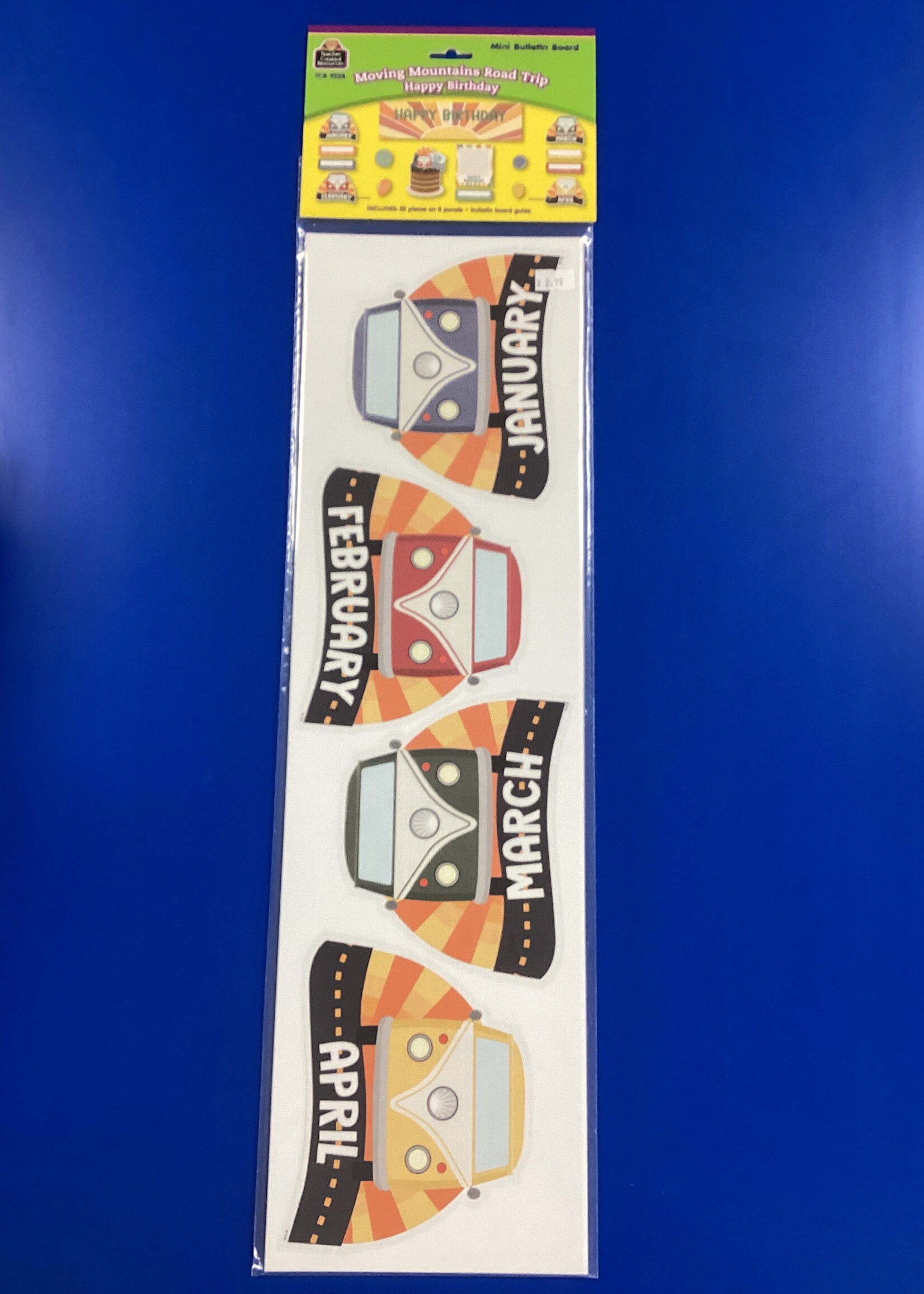 Moving Mountains Road Trip Happy Birthday Mini Bulletin Board