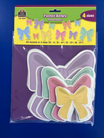 Pastel Bows Cutouts 60pc