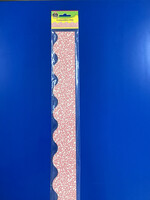 Cool For School Composition Pink Scalloped Border 35’