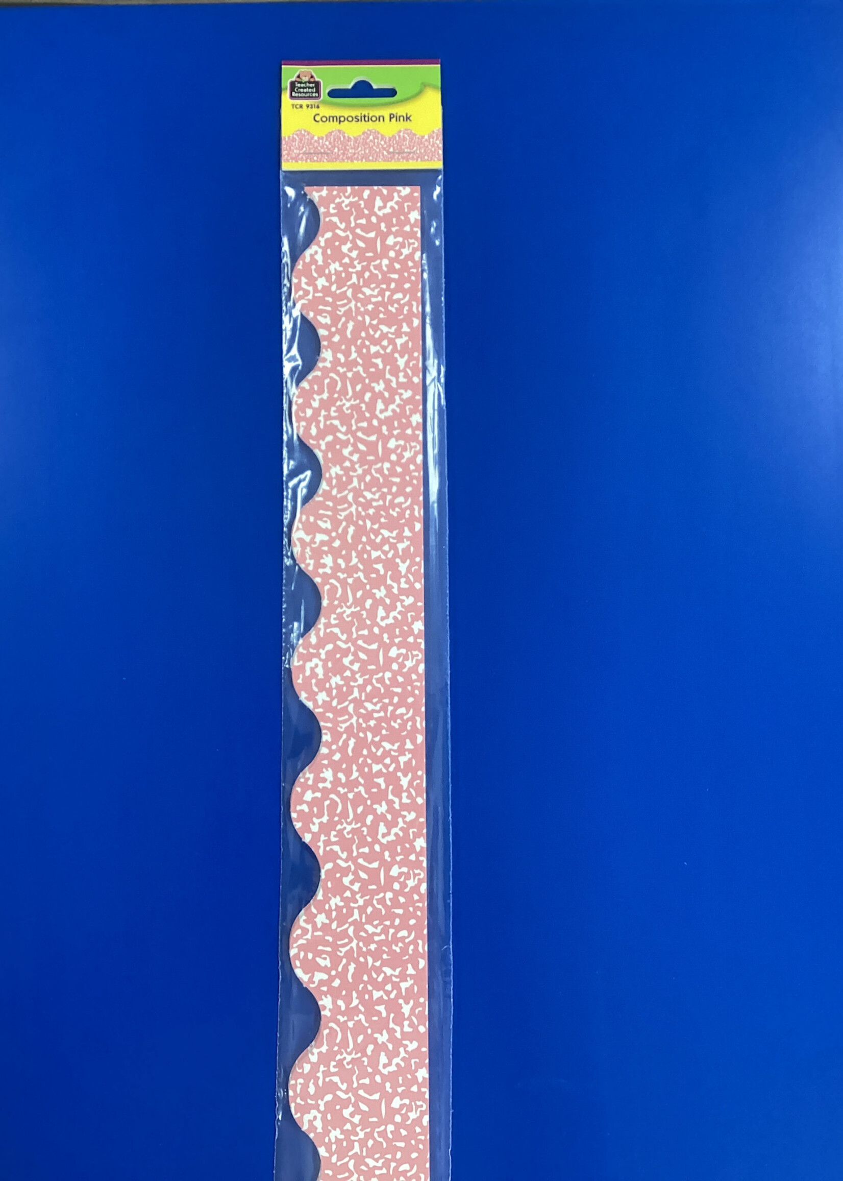 Cool For School Composition Pink Scalloped Border 35’