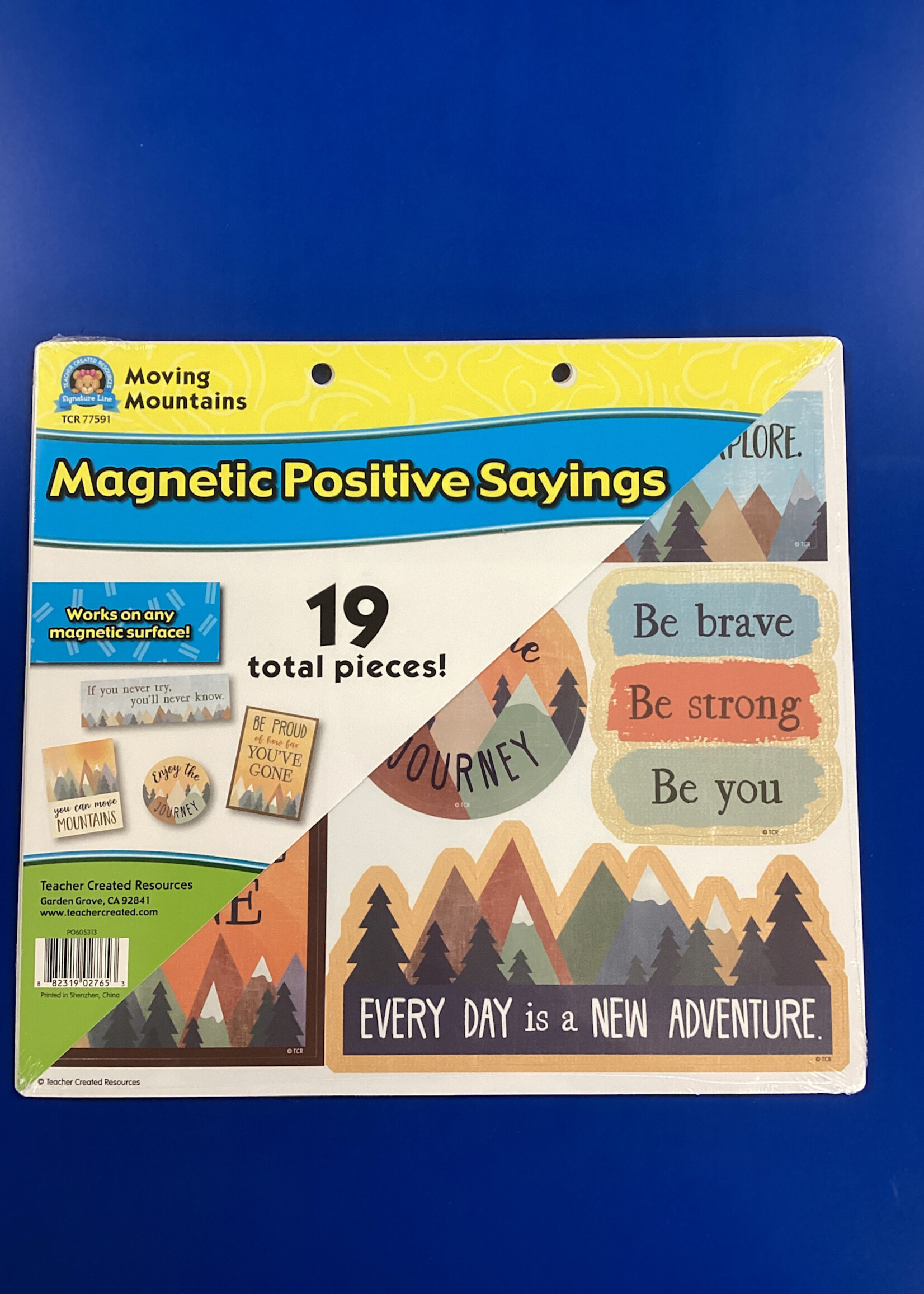 Moving Mountains Magnetic Positive Sayings 19pc