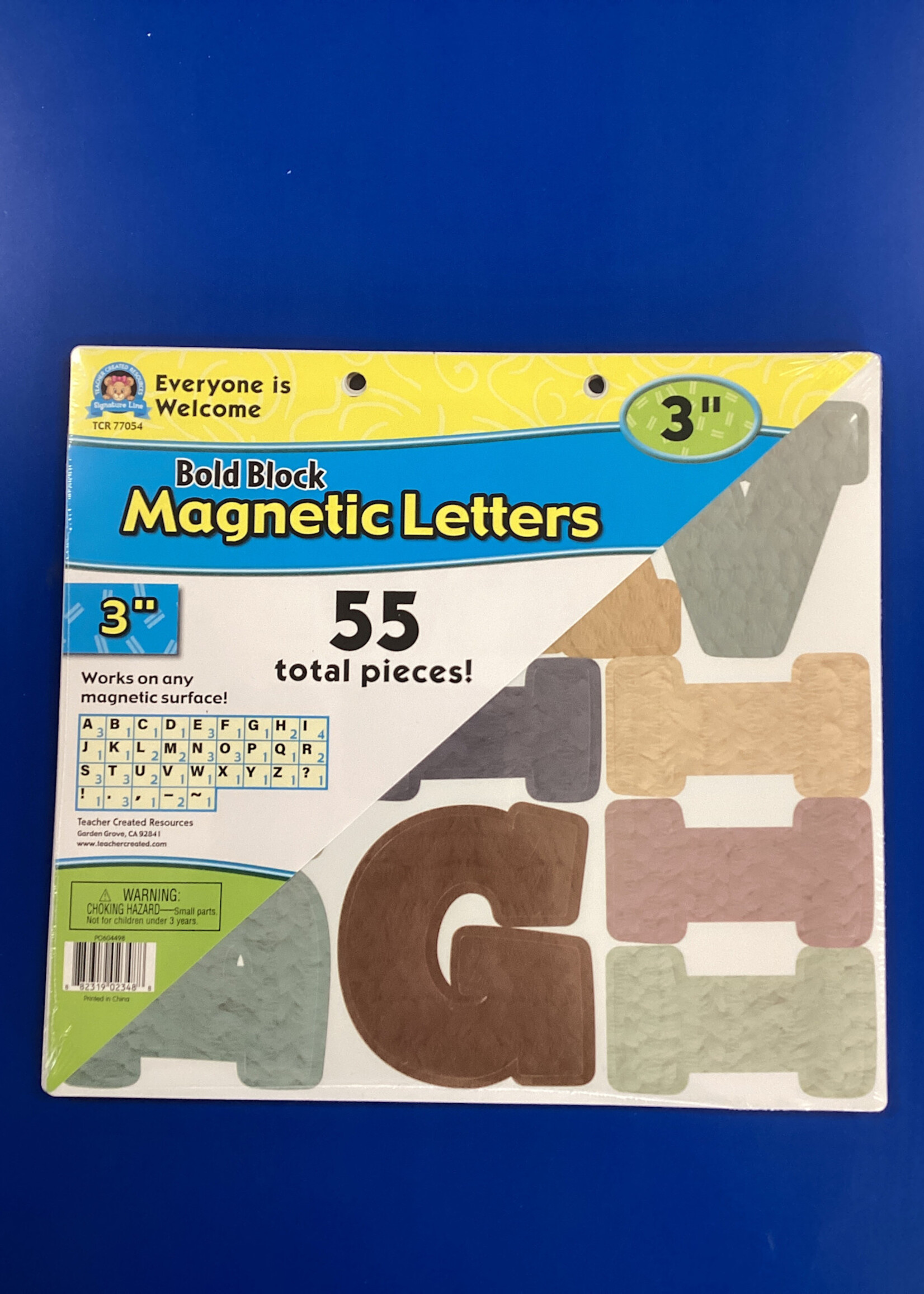 3" Everyone is Welcome Magnetic Letters