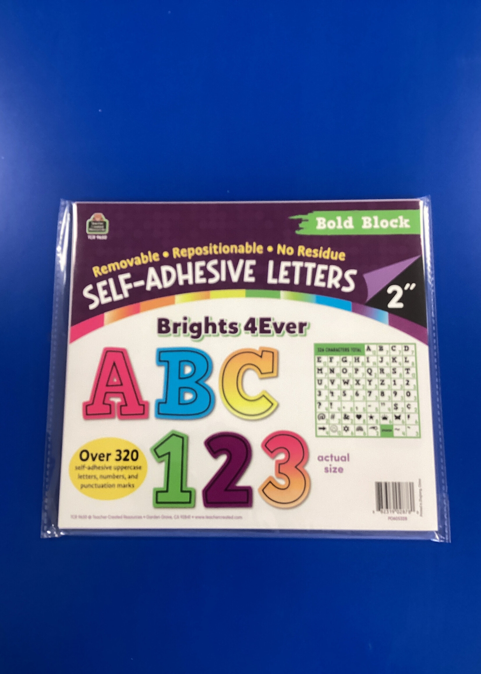 2" Brights 4Ever Self-Adhesive Letters 326pc