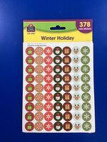378 Winter Holiday Mini Stickers