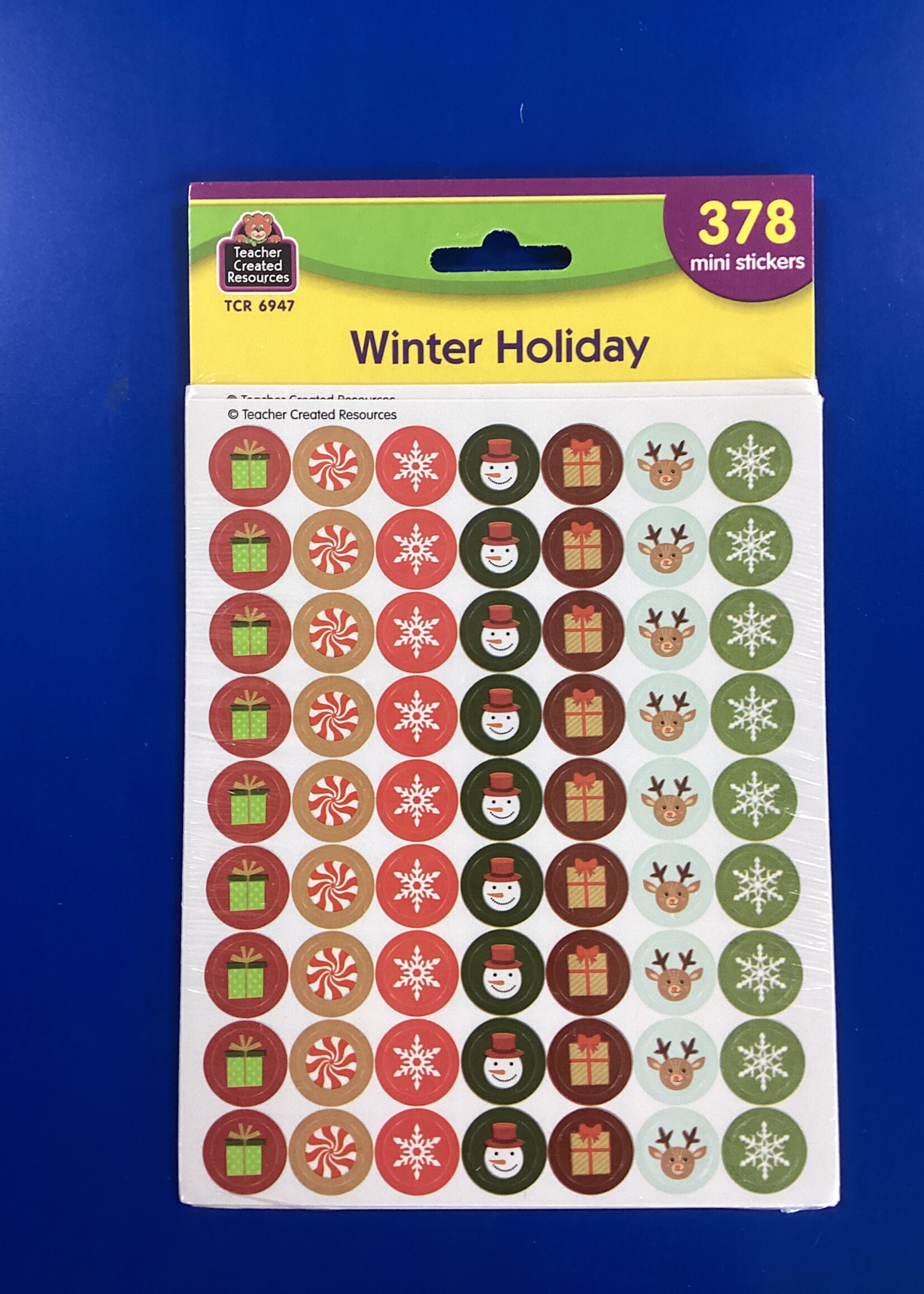 378 Winter Holiday Mini Stickers