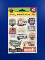 Moving Mountains Road Trip Stickers 72pc