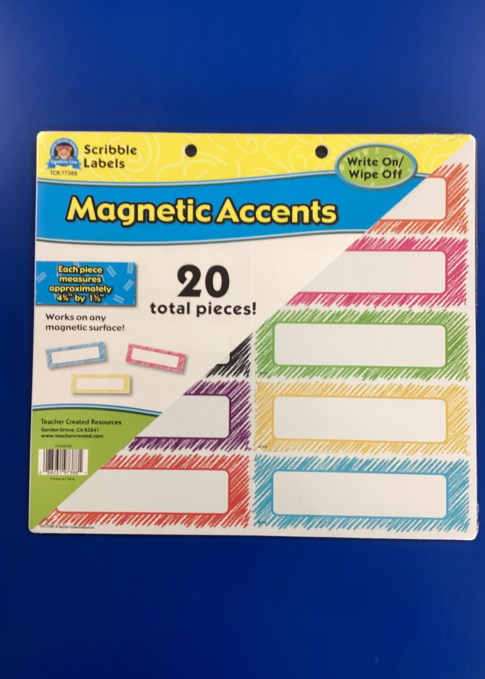 Scribble Labels Magnetic Accents