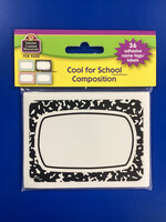 Cool for School Composition  Labels 36 pk