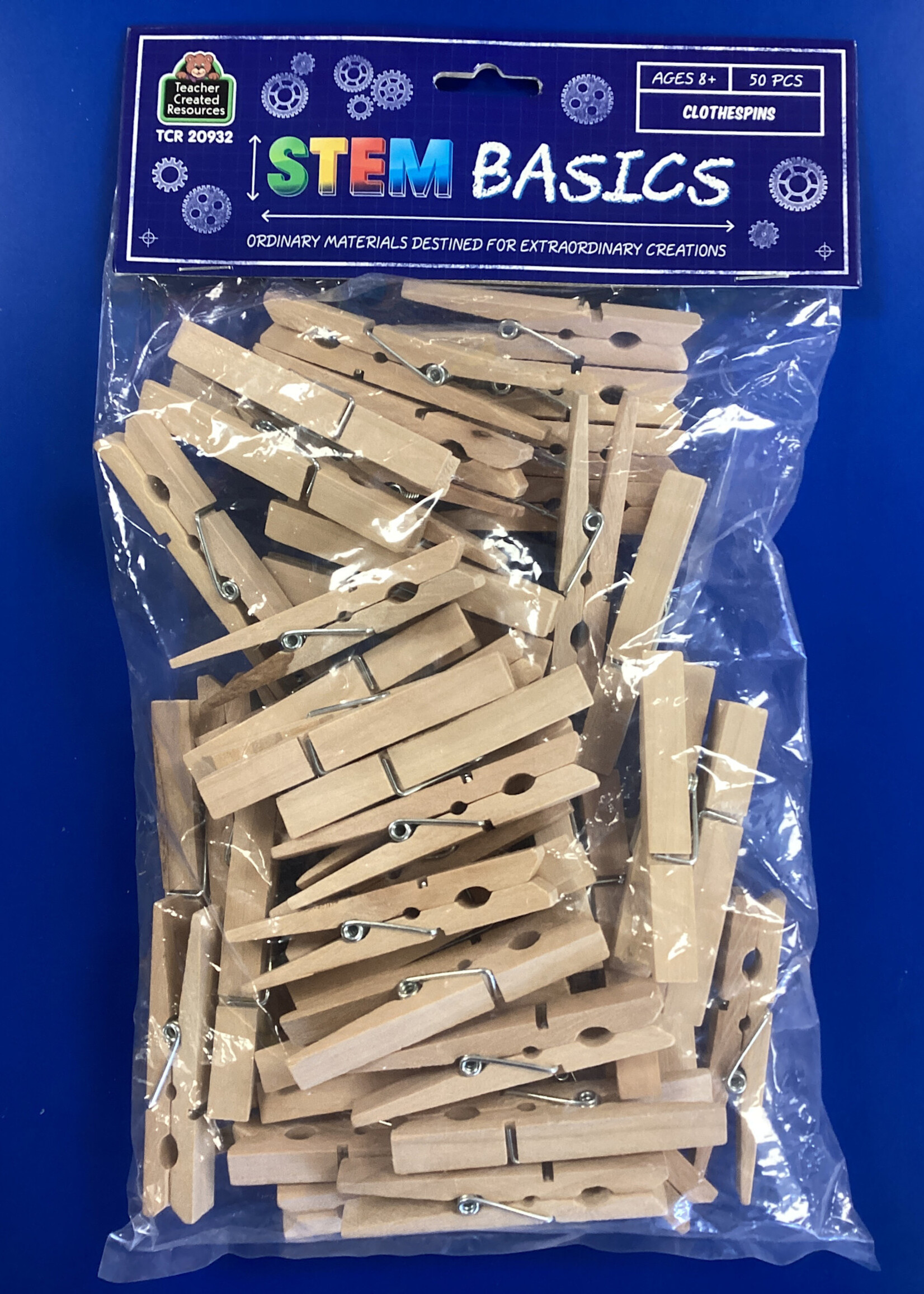 STEM Basics: Clothespins - 50 Count