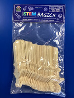 STEM Basics: People-Shaped Craft Sticks - 50 count