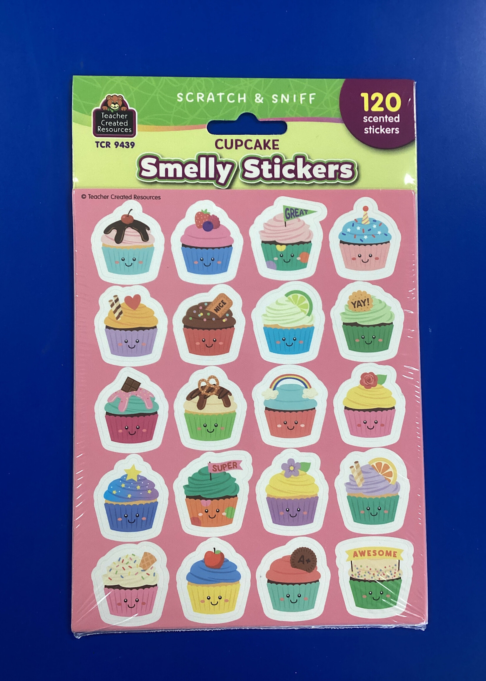 Cupcake Smelly Stickers 120pc