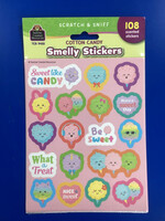 Cotton Candy Smelly Stickers 108pc