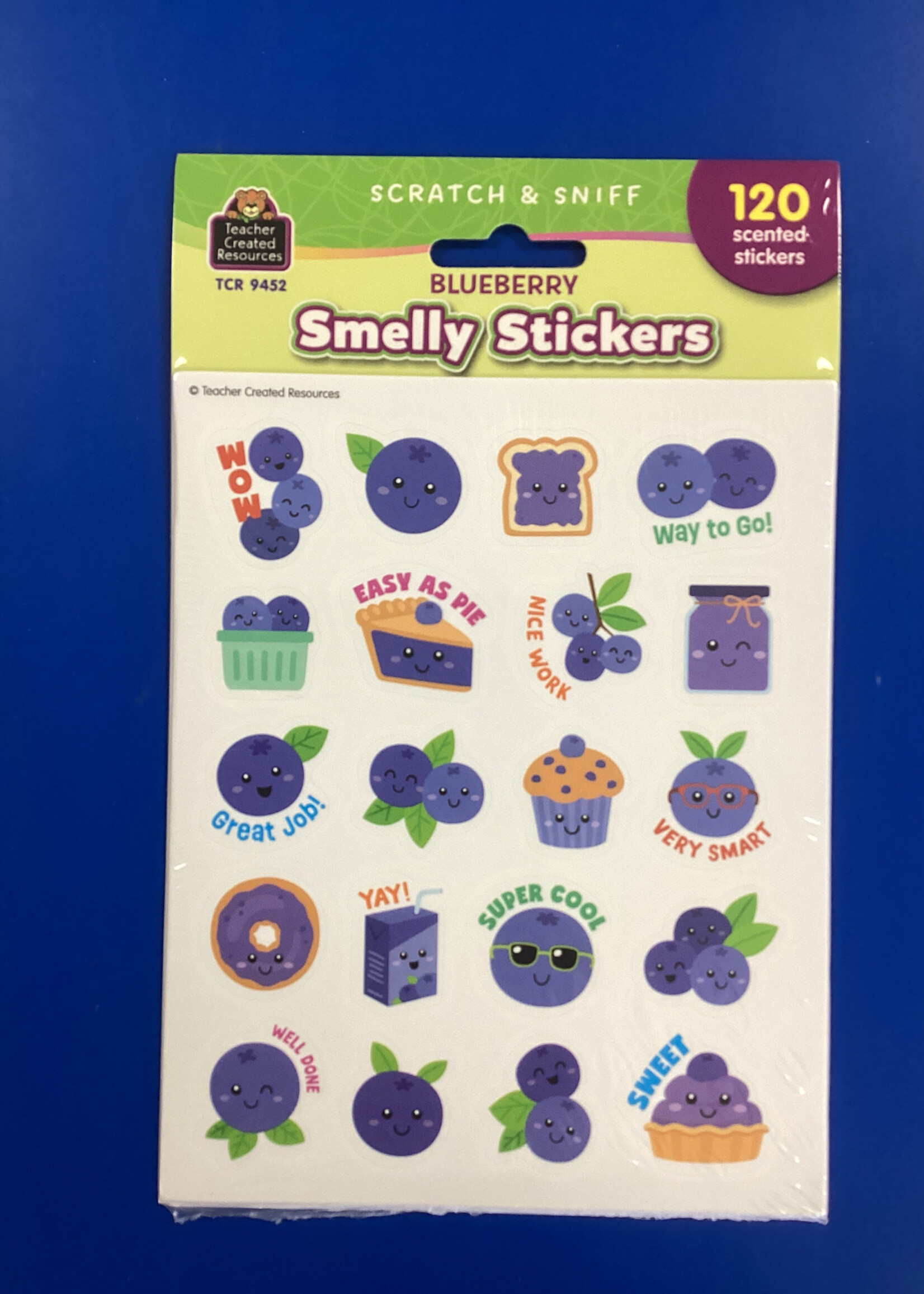 Blueberry Smelly Stickers 120pc