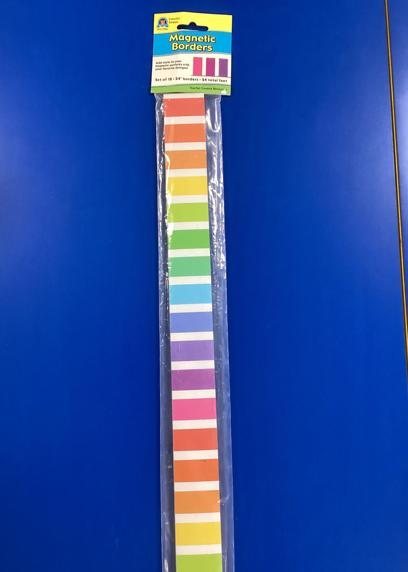 Colorful Stripes Magnetic Border 24’