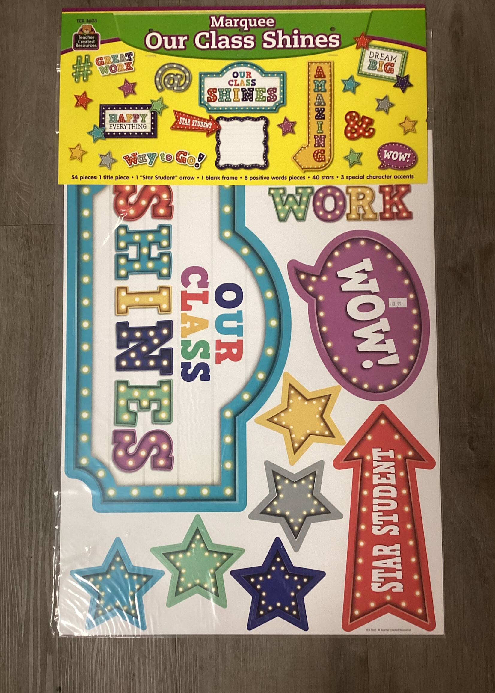 Marquee Our Class Shines Bulletin Board