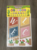 Happy Cactus Crew Welcome Bulletin Board