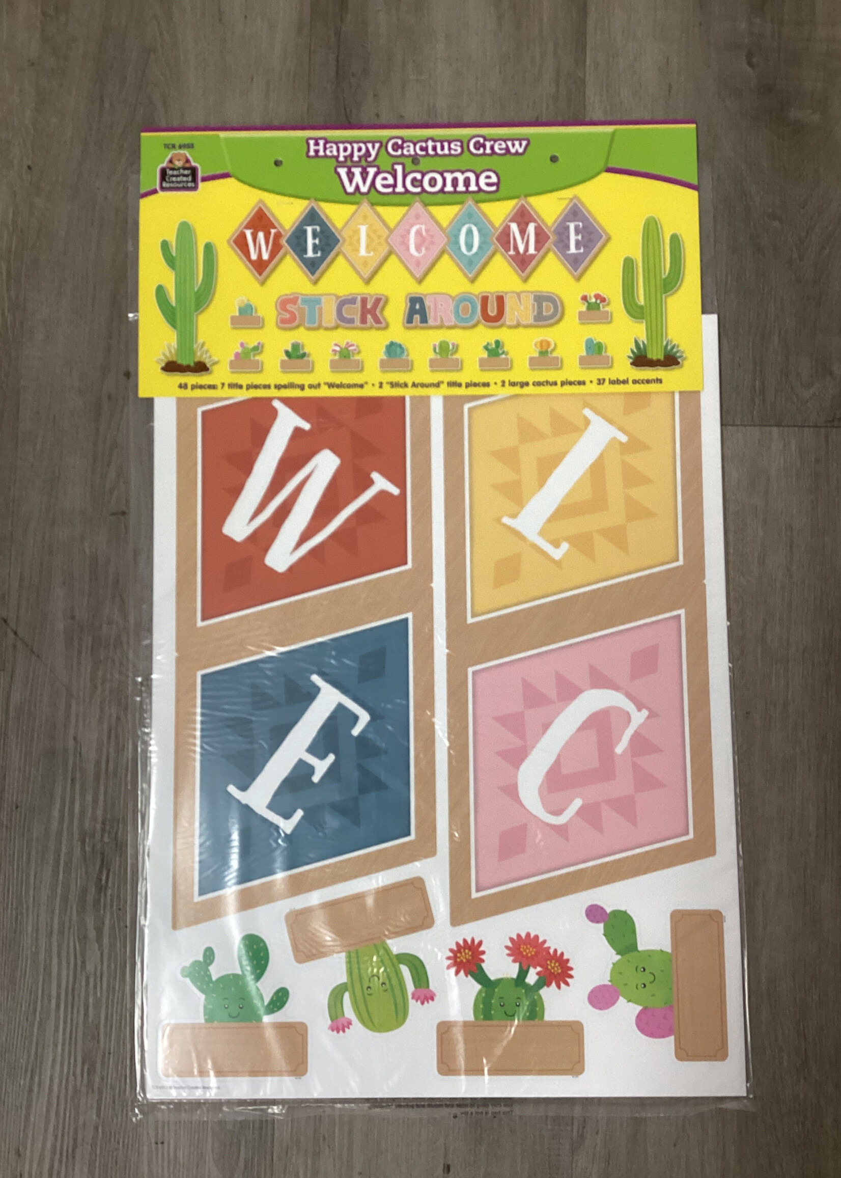 Happy Cactus Crew Welcome Bulletin Board